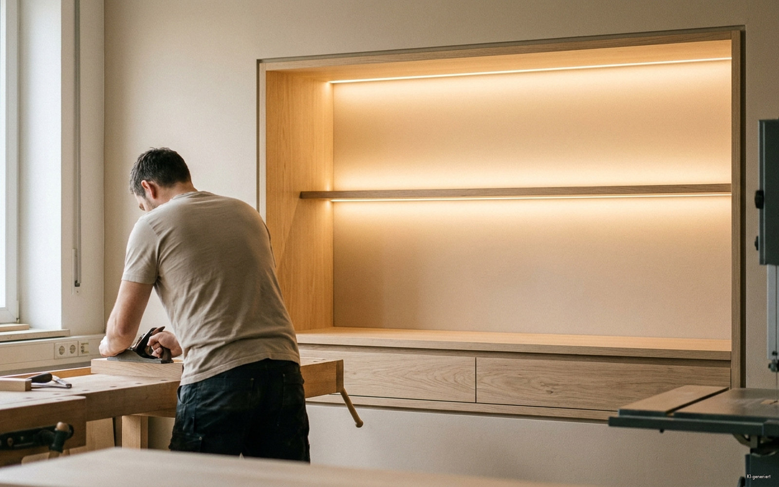 LED-Beleuchtung im Möbel